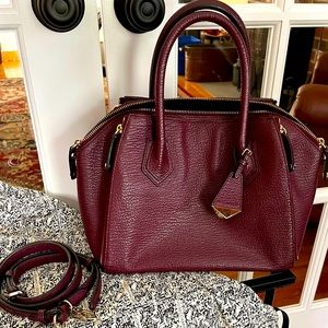 Rebecca Minkoff Mini Perry Satchel Burgundy